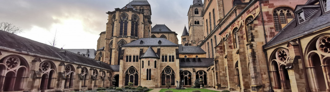 Trier Cathedral is connected to the neighboring Church of Our Lady via a cloister.