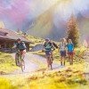 Spaß beim Mountainbiken
