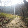 You walk around the Ilz loop and past the lower catchment lake.