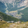 Blick auf die Bergstation Kreuzboden.