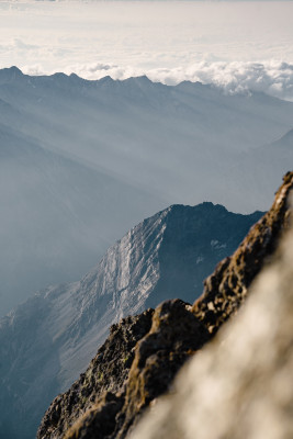 Blick auf den Gipfel