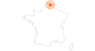 Tourist Attraction Grand Place Lille in Lille: Position on map
