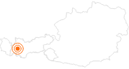 Tourist Attraction Landeck Castle in Tyrol West: Position on map