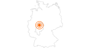 Tourist Attraction Kellerwald-Edersee National Park in North Hesse: Position on map