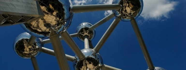 Das Atomium ist das Wahrzeichen der Stadt Brüssel