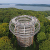 Der Aussichtsturm "Adlerhorst" ist 40 Meter hoch.