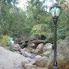 Steinige Landschaft im Central Park