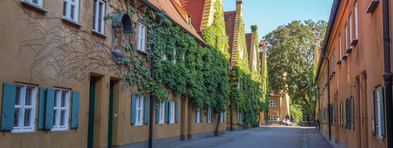 Die Fuggerei ist die bekannteste Stiftung der Fugger.