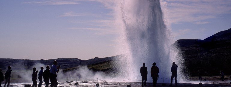 Der Geysir Strokkur