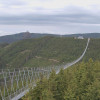 Wer die Brücke überqueren will, der sollte keine Höhenangst haben.