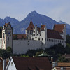 Füssen im Allgäu: Das Hohe Schloss ist das Wahrzeichen der Stadt.