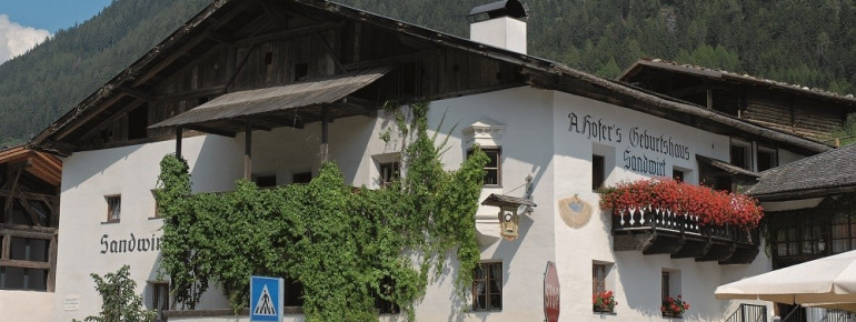 Der Sandhof im Südtiroler Passeiertal ist das Geburtshaus des Tiroler Volkshelden.