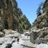 Weg durch die Samaria Schlucht