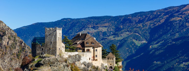 Schloss Juval im Herbst