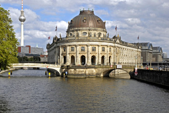 Das Bode-Museum liegt an der Nordspitze der Museumsinsel.