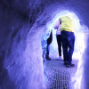 The ice of the world's only indoor ice cave comes from the Vatnajökull Glacier, the largest glacier in Iceland and Europe.