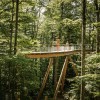 The tree-top walk Neckertal is about 500 meters long.