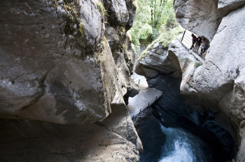 The Trümmelbach Falls are the biggest underground waterfalls in Europe.