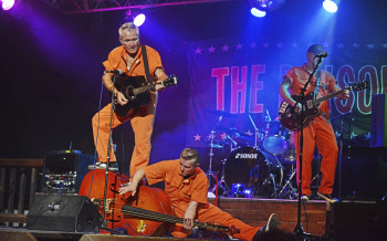 Live music at the Western town.