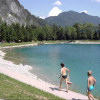 Bei Jung und Alt beliebt: die Freizeitanlage am Harrbergsee.