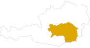 map of all hikes in Styria