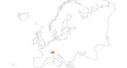 Karte der Ausflugsziele in der Schweiz