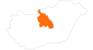 map of all tourist attractions in Central Hungary