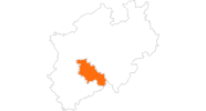map of all tourist attractions Bergisches Land