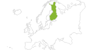 map of all bike tracks in Finland