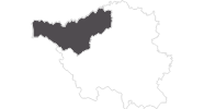 Karte der Reiseziele Merzig-Wadern