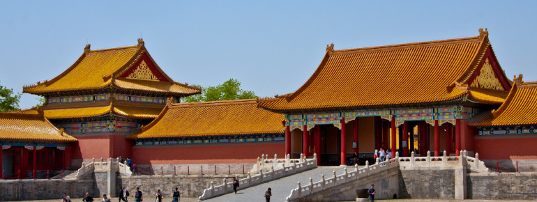 Die Verbotene Stadt in Peking