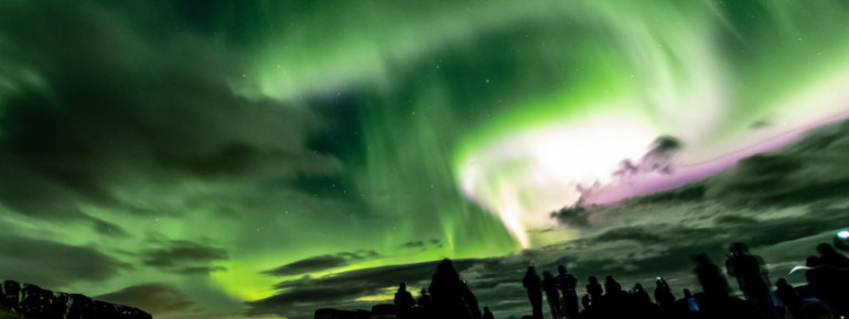 In den Wintermonaten sieht man mit viel Glück die mystischen Nordlichter.